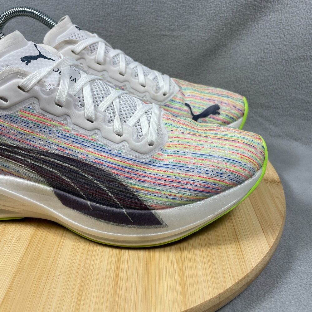 Puma Deviate Nitro Spectra Womens Size 10 Running Shoes Sneakers Multicolor - Picture 3 of 16